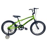 Bicicleta Aro 20 Infantil Bmx Cross Roda Lateral Tridal - Verde - 14