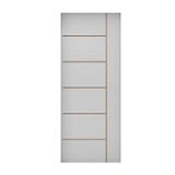 Folha De Porta De Madeira 210x92cm Espessura 3,5cm Mmc Primer Frisada Elegance Eucatex Primer