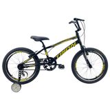 Bicicleta Aro 20 Infantil Bmx Cross Roda Lateral Tridal - Preto - 14