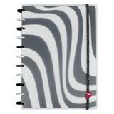 Caderno De Disco Inteligente Médio 80fls 4 Capas Decor