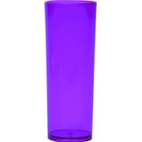 Copo Long Drink 350ml Acrílico - Roxo Neon