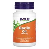 Óleo De Alho 1500mg Now Foods 100 Softgels Importado