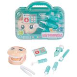 Brinquedo Infantil Kit Dentista Maleta Com Acessórios - Azul - Fenix