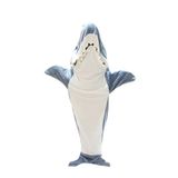 Pijama De Flanela Fun Shark Sleeping Bag One Piece L