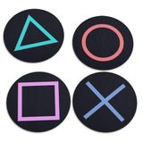 Jogo De Porta Copos Botões De Controle Ps4 - 4 Peças