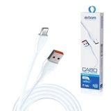 Cabo Tipo-c (usb-c) 2.4a Turbo 1.0m De Aluminio Cbx-u2c14tc