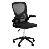 Cadeira Escritório Rodizio Office Base Preta Bytes Preto