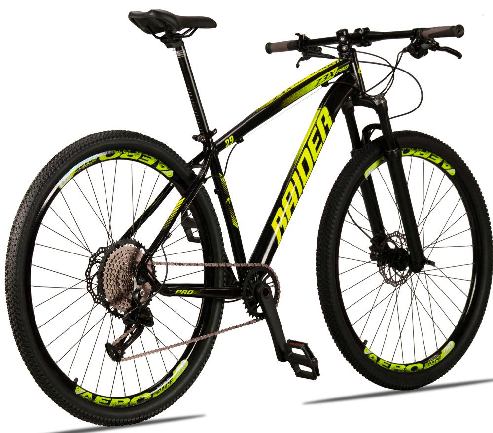 Bicicleta Raider Z3x Disc H T19 Aro 29 Susp. Dianteira 12 Marchas - Amarelo/preto