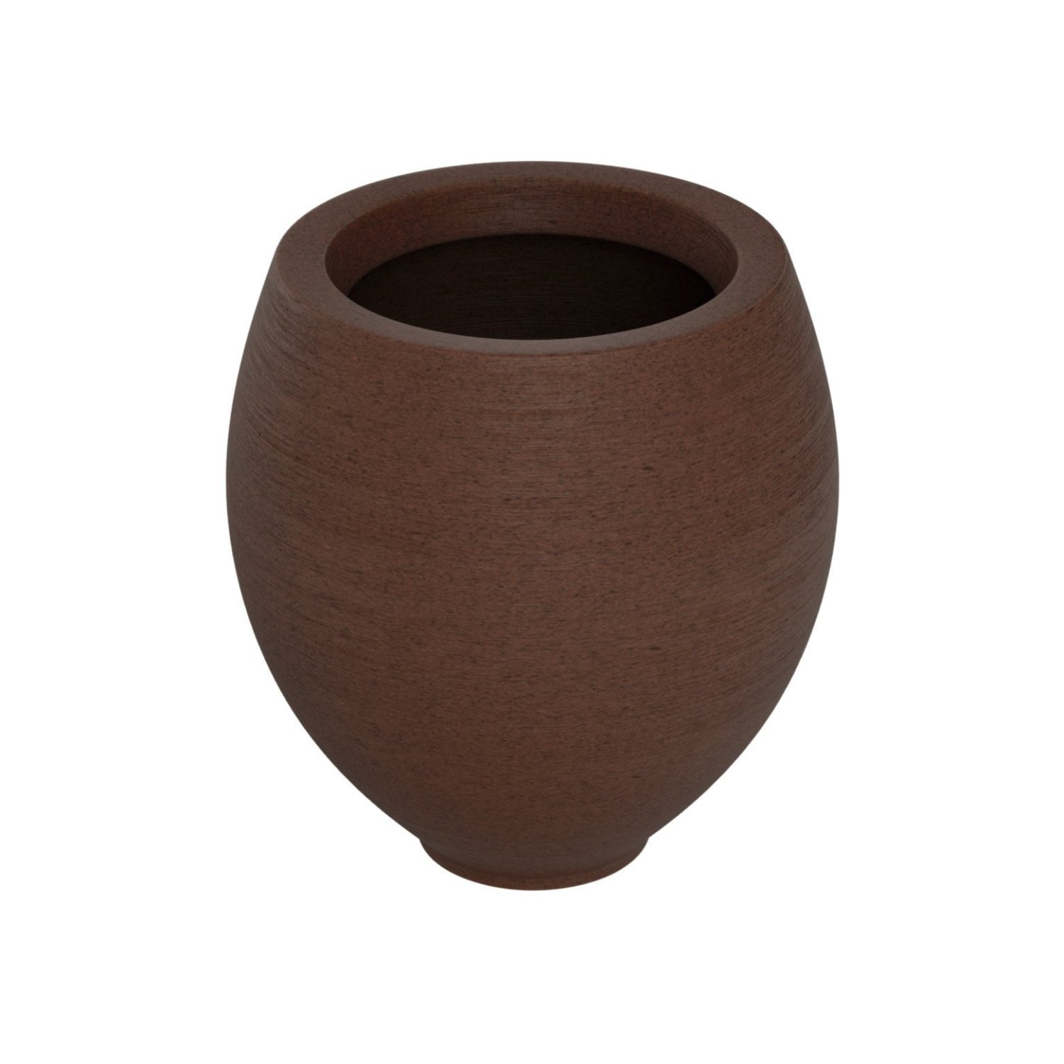 Vaso Oval 62x45cm Polietileno Sem Prato Fibrarte