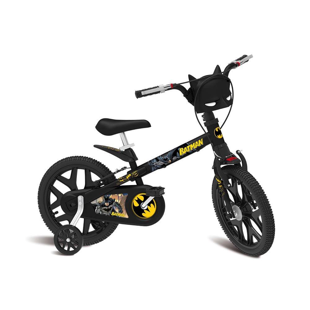 Bicicleta Bandeirante Batman 2363 Aro 16 Rígida 1 Marcha - Preto