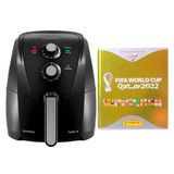 Fritadeira Elétrica Air Fryer Mondial Family Afn40fb 4l + Álbum Copa Do Mundo Qatar 2022 Edição Ouro Capa Dura