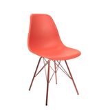 Cadeira Eames Pp Coral Tower Base Cobre