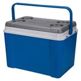 Caixa Térmica Cooler Grande Com Alça Geladeira Cerveja Praia Cor:azul