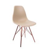 Cadeira Eames Pp Fendi Tower Base Cobre