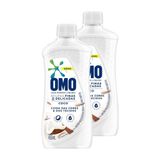 Kit 2 Lava-Roupas Omo Líquido Roupas Finas e Delicadas Coco 450ml