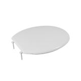 Assento Sanitário Plástico Astra Taj-as Slim Almofadado Branco