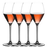 Jogo 4un Taça Vinho Rosé Riedel Material Cristal Importado