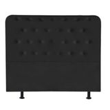 Cabeceira Para Cama Box Casal 1,60 Cm Brenda- Luxo House Preto