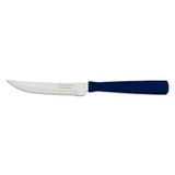 Faca Para Churrasco 4&quot; Tramontina New Kolor Em Aço Inox E Cabo Azul Tramontina