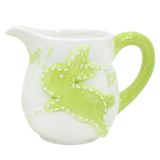 Leiteira De Coelhinho Da Páscoa Verde Em Cerâmica - 275ml