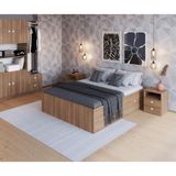 Cama Box Casal Queen Organizadora Com 4 Portas Tokio Montana