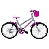 Bicicleta Aro 20 Infantil Doll - Sem Rodinhas Branco Branco