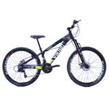 Bicicleta Vikingx Aro 26 Câmbios Importados 21v Aero Preto Amarelo