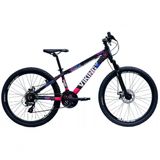 Bicicleta Viking Aro 26 Câmbios Importados 21v Aero Preto Rosa