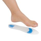 Palmilha De Silicone Sob Gel Com Ponto Azul 13002 Orthopauher - 38/39