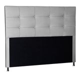 Cabeceira Roma 1,40 Cm Cama Box Casal Corino Cinza