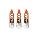 Ativador De Cachos Salon Line 300ml Coco - Kit C/3un