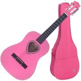 Violão Acústico Nylon Austin 941 Spk Rosa Juvenil + Capa