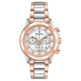 Relogio Feminino Bulova Chronograph Diamond 98p181