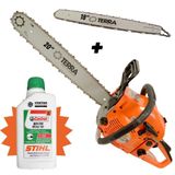 Motosserra Gasolina Mt520 Terra Sabres 18e 20 + Óleo Stihl