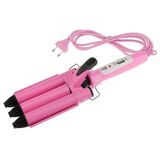 Modelador Cachos Triondas Profissional Rosa 25mm Bivolt