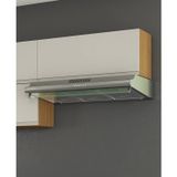 Armário Aéreo 80cm 1 Porta Horizontal Mdf Inova Ng Freijó/off White