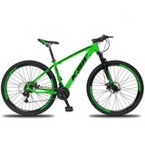Bicicleta Aro 29 Ksw Freios Disco 21&quot; Verde/preto