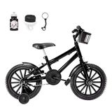 Bicicleta Infantil Aro 16 Nylon Preta