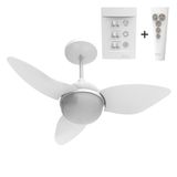 Ventilador Teto Aliseu Smart Branco Controle Remoto E Parede