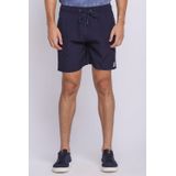 Short Vôlei Masculino Básico Liso Polo Wear Azul Escuro