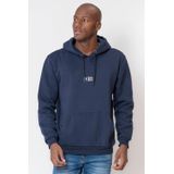 Blusa Masculina Moletom Canguru Polo Wear Azul Escuro