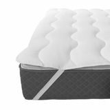 Pillow Top Protetor Colchão Cama Queen Toque Macio Conforto