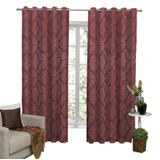 Cortina Tecido Jacquard Semi Blackout 2m X 1,80m - Vinho