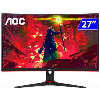 Monitor Gamer 27" Aoc Legend, Widescreen, W-led, Bordas Ultrafinas - C27g2ze