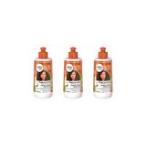 Creme Para Pentear Salon Line 300ml Coco - Kit C/3un