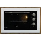 Forno Elétrico De Embutir Fischer, Fit Line, 48 Litros, Autolimpante, Branco, 110 Volts