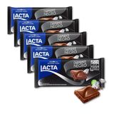 Chocolate Diamante Negro Lacta Kit 5 Barras De 80g