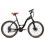 Bicicleta Blitz Comodo Aro 26 Aluminio 21v - Preto - 18