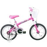 BicicletaTrack & Bikes Pinky Infantil, Aro 16, Rosa