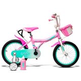 Bicicleta Infantil Aro 16 com Rodinhas Unitoys Good Mood